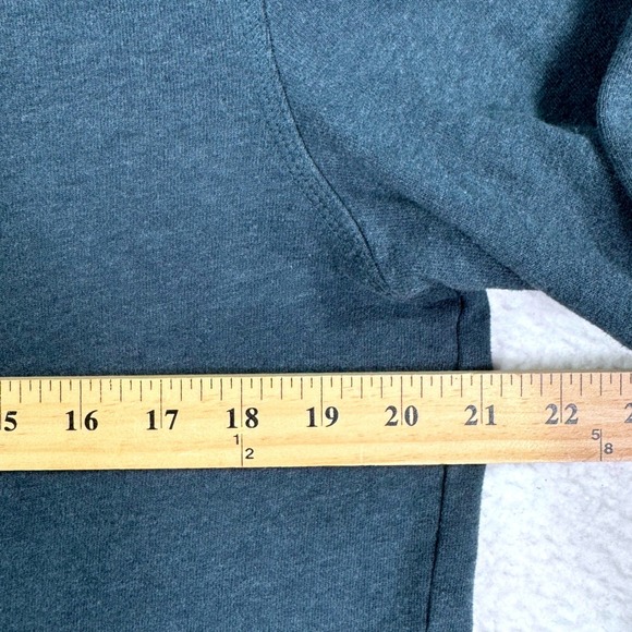 Banana Republic Core Temp Quarter Zip Pullover Mens M Blue Minimalist Casual - Picture 6 of 7